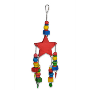 Jouet oiseau Red Star multicolore 40cm