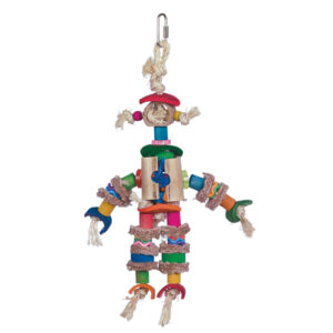 Jouet oiseau Scarecrow multicolore 29cm