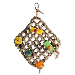 Jouet oiseau mur de jeu18x18cm